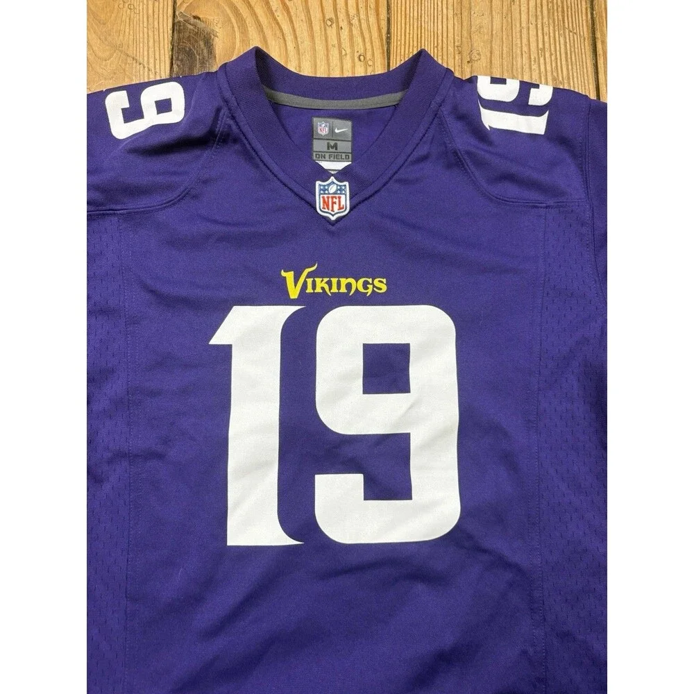 Minnesota Vikings Jersey Youth Medium Purple NFL Football Nike Thielen 19 Kids